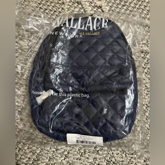 MZ Wallace Uni Backpack Color: Navy $165 - Picture 6 of 6